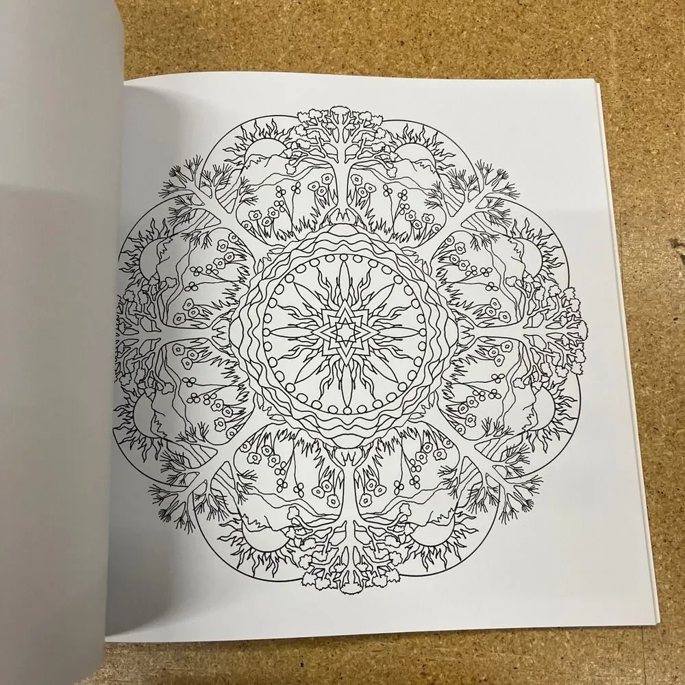 The Nature Mandala Coloring Book Featuring Cynthia Emerlye 44 Designs
